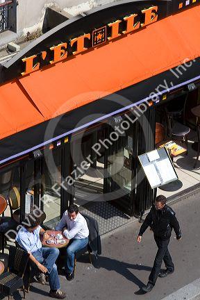 L'Et Ile bistro located in the Latin Quarter, Paris, France.