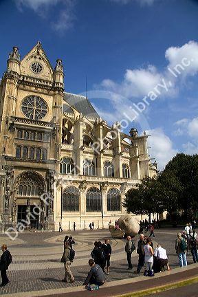 Eglise Saint-Eustache in Paris, France.