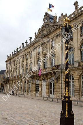 Hotel de Ville at Place Stanislas in Nancy, Lorraine, France.
