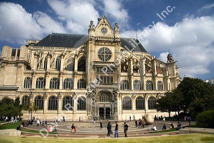 Eglise Saint-Eustache in Paris, France.