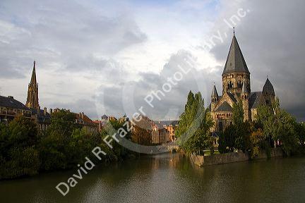The Temple Neuf in Metz, France.