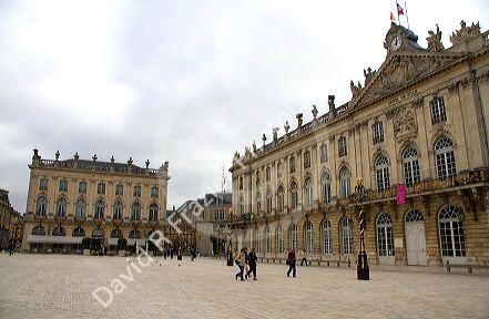 Hotel de Ville at Place Stanislas in Nancy, Lorraine, France.