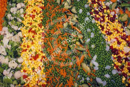 A medley of vegetables.