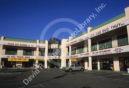 A Vietnamese shopping mall in Westminster, California.