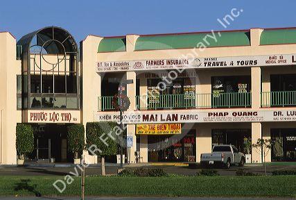 A Vietnamese shopping mall in Westminster, California.