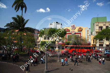 Parque Central in the city of San Jose, Costa Rica.