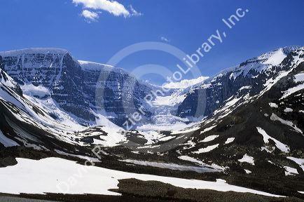 A glacier in Jasper Park, Banff, Canada.