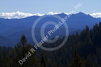 Scenic central Idaho mountains northeast of Idaho City, Idaho, USA.