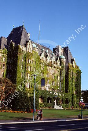 Empress Hotel in Victoria, British Columbia, Canada.
