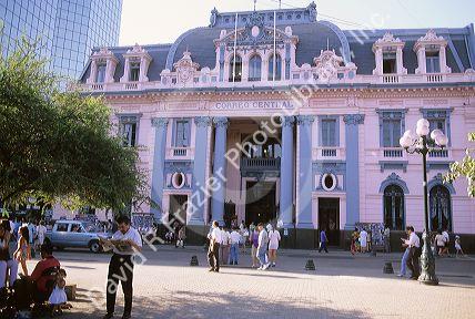 The Central Post Office in Santiago, Chile.