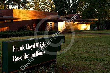 The Rosenbaum House designed by architect Frank Lloyd Wright is a public museum located in Florence, Alabama, USA.