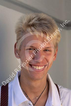 A portrait of a young German man.