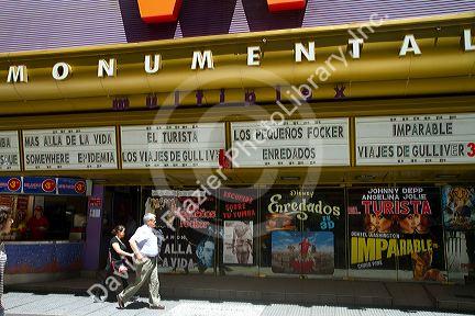Movie theater in Buenos Aires, Argentina.