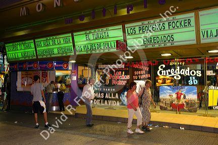 Movie theater in Buenos Aires, Argentina.
