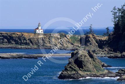 Cape Arago Lighthouse on the Oregon Coast.