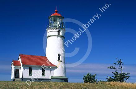 Cape Blanco lighthouse on the Oregon Coast.