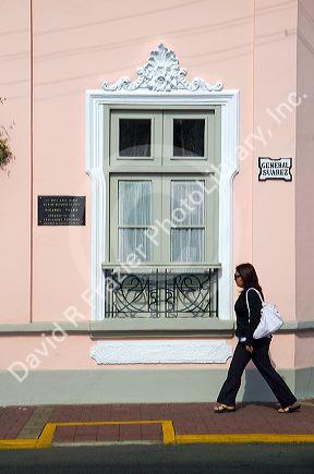 The house that Peruvian author and scholar, Ricardo Palma died in, located on General Suarez street in Lima, Peru.