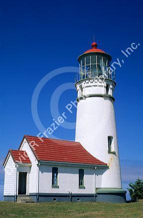 Cape Blanco lighthouse on the Oregon Coast.