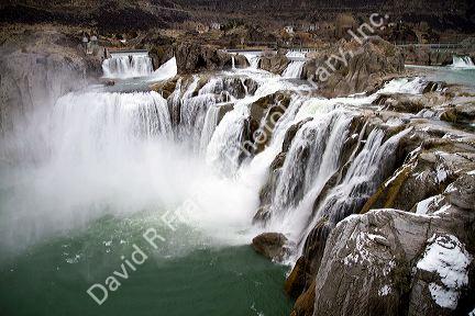 Shoshone Falls on the Snake River located near Twin Falls, Idaho, USA.