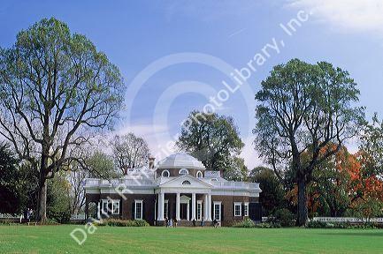Thomas Jefferson estate Monticello near Charlottesville, Virginia.