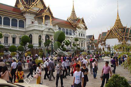 Charkri Mahaprasat hall at The Grand Palace in Bangkok, Thailand.