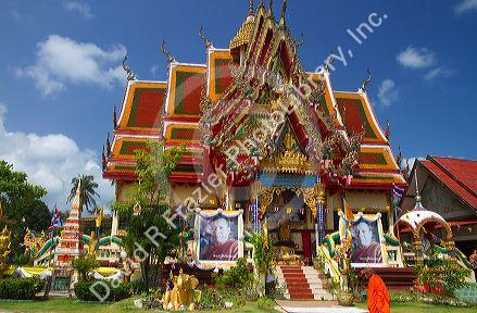 Wat Plai Laem temple located on the island of Ko Samui, Thailand.