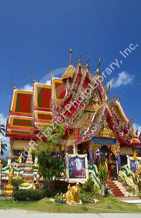 Wat Plai Laem temple located on the island of Ko Samui, Thailand.