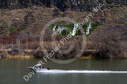 Springs at Thousand Springs State Park along the Snake River in the Hagerman Valley, Idaho, USA.