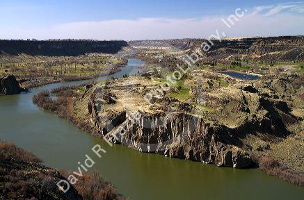 The Snake River near Twin Falls, Idaho, USA.
