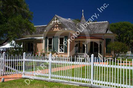 The Simon Gugenheim House built in 1905 located in Heritage Park, Corpus Christi, Texas, USA.