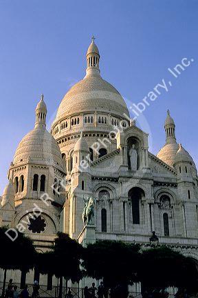 The Sacre Coeur in Paris, France.