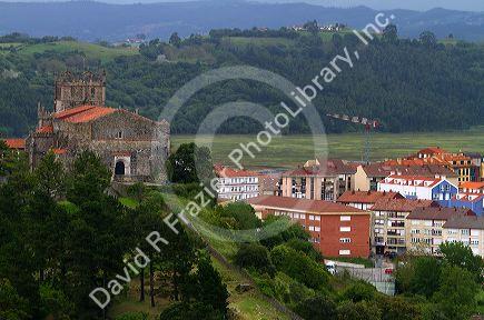 Church of Santa Maria de los Angeles at San Vicente de al Barquera, Cantabria, Spain.