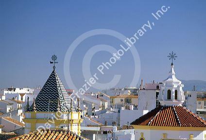 Rooftops in Ronda, Spain.