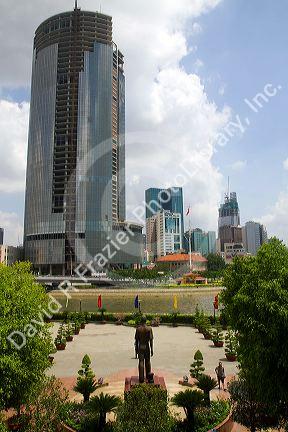 The Saigon One Tower under construction in Ho Chi Minh City, Vietnam.