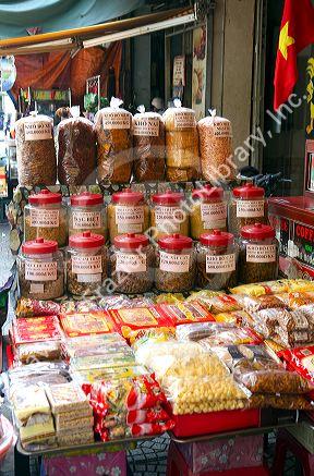 Vietnamese market in Ho Chi Minh City, Vietnam.