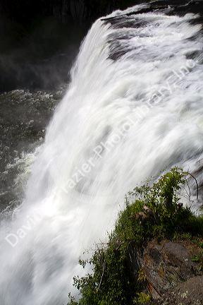 Upper Mesa Falls located on the Henrys Fork in Fremont County, Idaho, USA.
