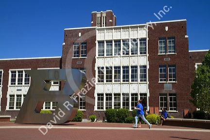 Administration building at Boise State University, Boise, Idaho, USA.