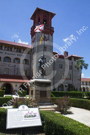 The Lightner Museum housed within the historic Hotel Alcazar building in downtown St. Augustine, Florida, USA