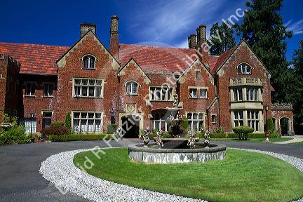 Thornewood Castle in Lakewood, Washington, USA.