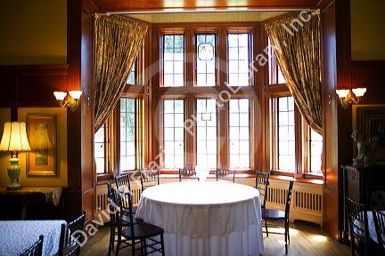 Interior of Thornewood Castle in Lakewood, Washington, USA.
