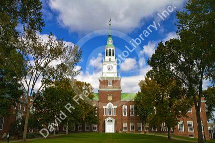 The Baker-Berry Library at Dartmouth College in Hanover, New Hampshire, USA.