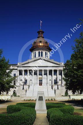Copper dome on the Capitol building in Columbia, South Carolina.