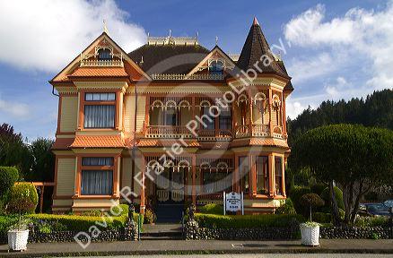 Victorian architecture home at Ferndale, California, USA.