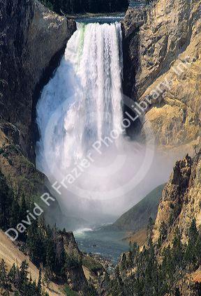 Yellowstone Falls at Yellowstone National Park, Wyoming.