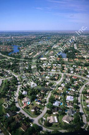 Housing and subdivisions in the northwest section of Miami called Westin, Florida.