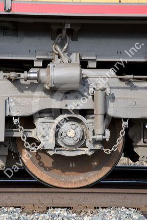 Locomotive iron wheel.