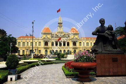 Saigon City Hall, People's Committee, Saigon, Vietnam.