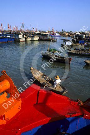 Fishing boats in Vung Tau, Vietnam.