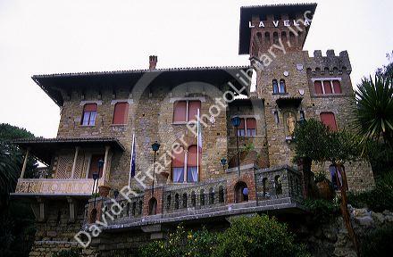 Italian palazzo that has been turned into a Hotel in Santa Margherita, Italy.