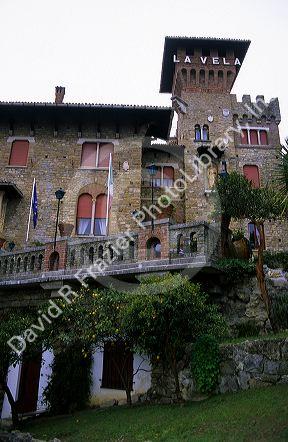 Italian palazzo that has been turned into a Hotel in Santa Margherita, Italy.